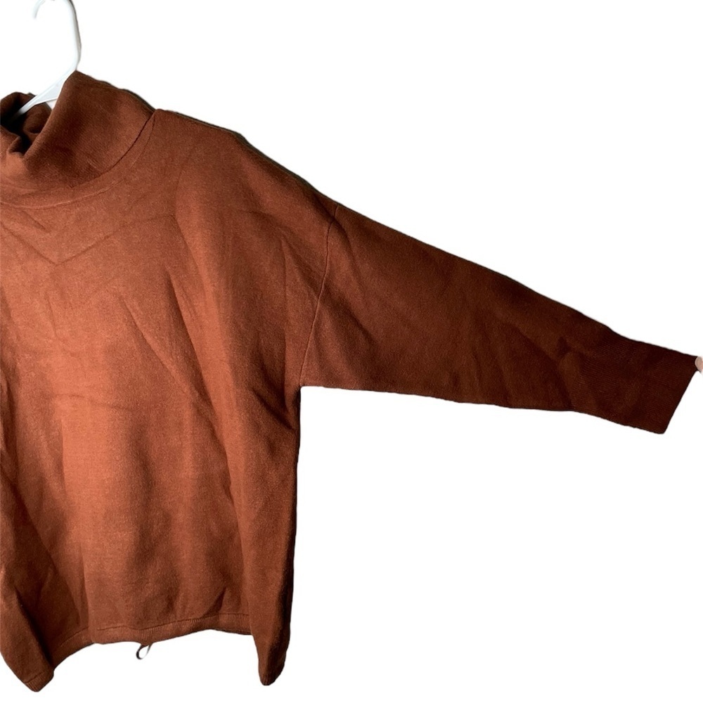 Varley Cavendish Rollneck Knit Sweater Women's Size Medium in Tortoise Shell - Picture 6 of 15